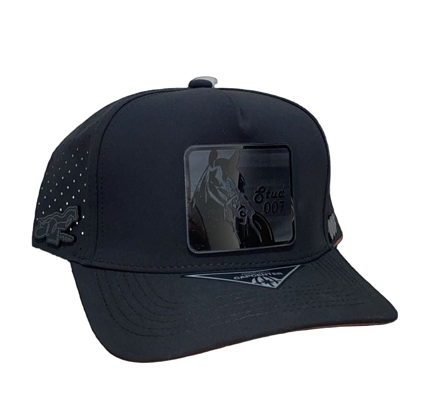 Premium Special Edition Blacked out Stud007 Cap with 007 emblem