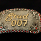 Stud007 Red Ruby Buckle