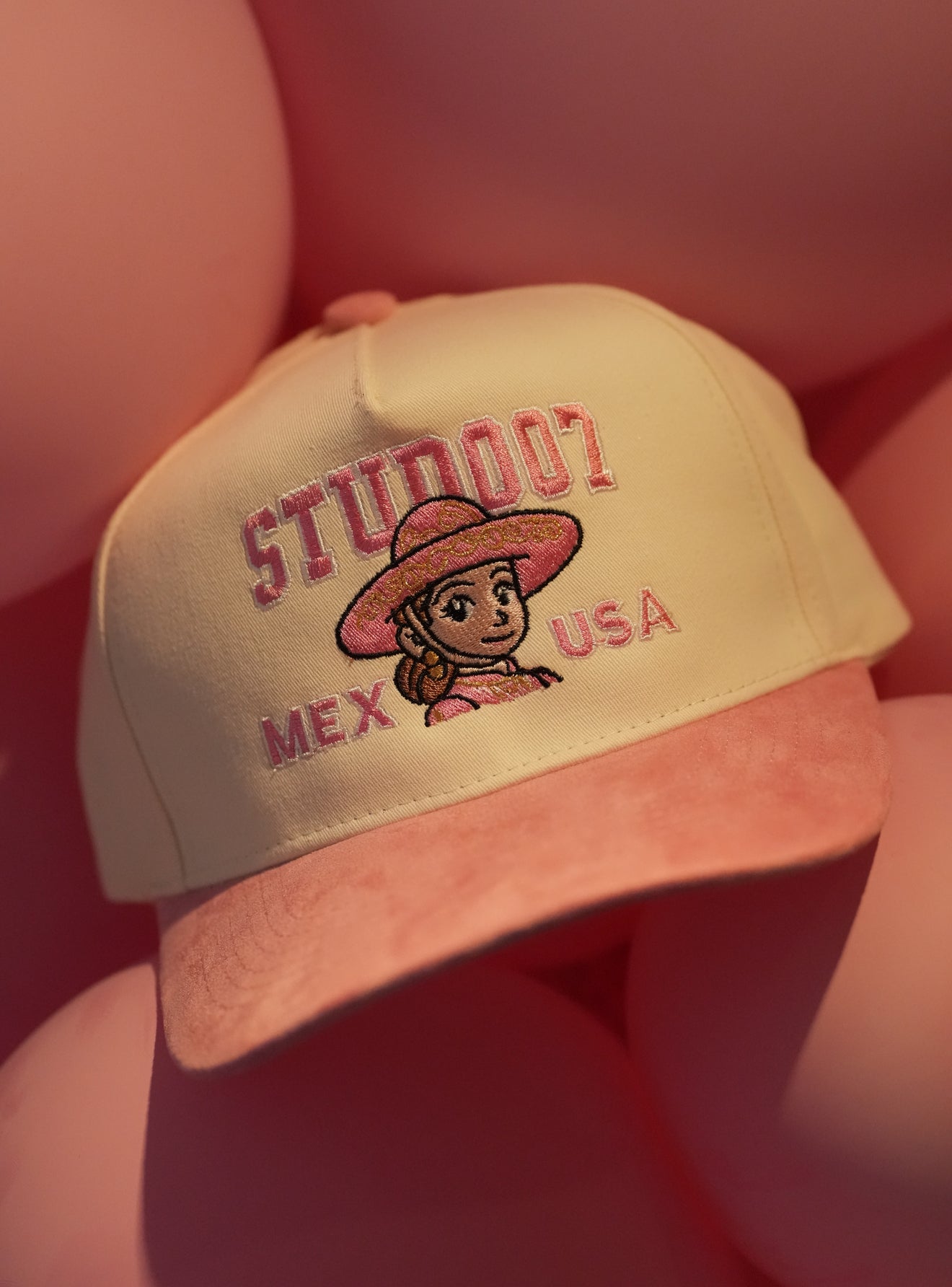 Amazona Cap 007 Pink Suede