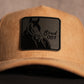 Premium collection Beige suede Stud007 cap with blacked out emblem