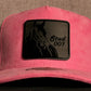 Pink Suede Blacked out Stud007 Emblem