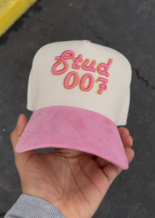 Tattoo Pink Suede Stud007 Cap