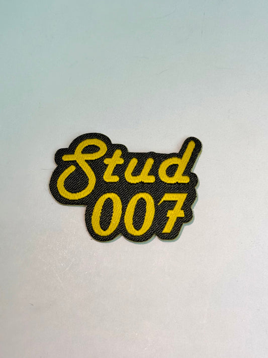 Stud007 Gold Black Patch