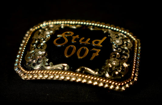 Blacked out Stud007 Buckle