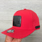 Premium Red Stud007 Cap with blacked out emblem