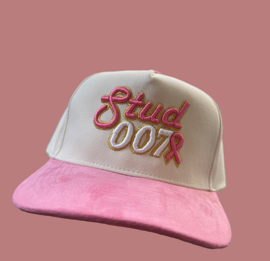 Clasico Suede Pink Stud007 Cap